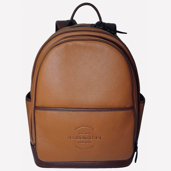 Set of 2 COACH Thompson Backpack and COACH Trifold Wallet Matching Color Men NWT - Picture 2 of 10